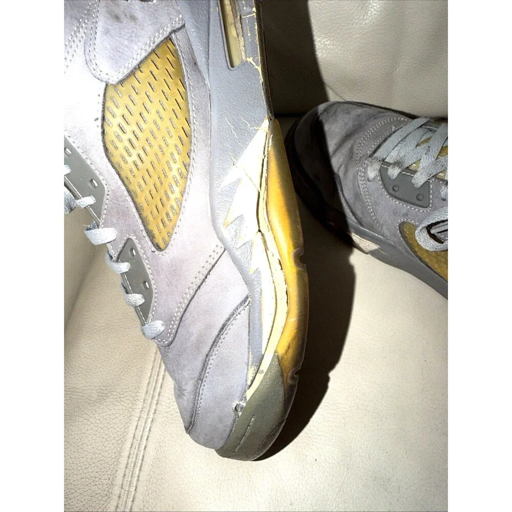 Nike Air Jordan 5 Retro Wolf Grey Men's Shoes Size 11 136027-005